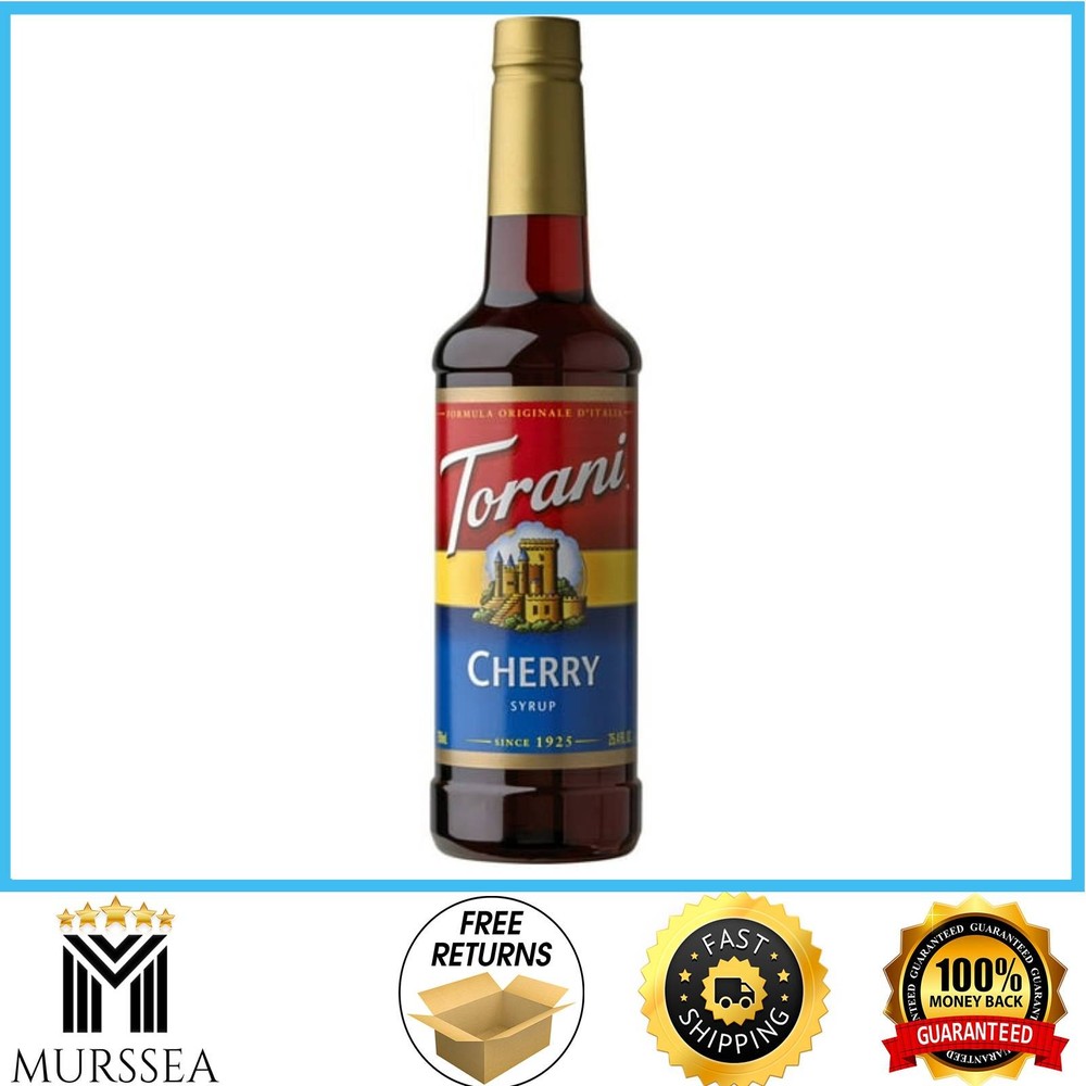 Torani Original Cherry Syrup for Drinks and Coffee 25.4 fl oz
