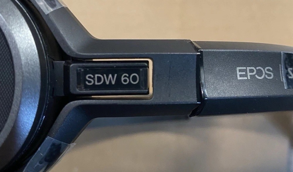 EPOS Sennheiser SDW 60 Binaural On-Ear DECT Wireless Headset Replacement READ