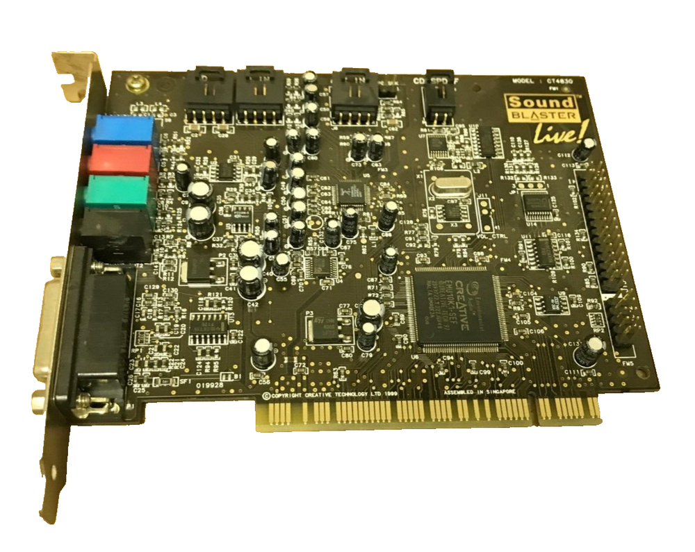 Sound Blaster Live! Creative Labs Model CT4830