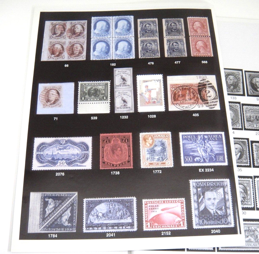 Richard Drews Stamp Auction Catalog 2000 Signed Die Proofs Reprints Reissues