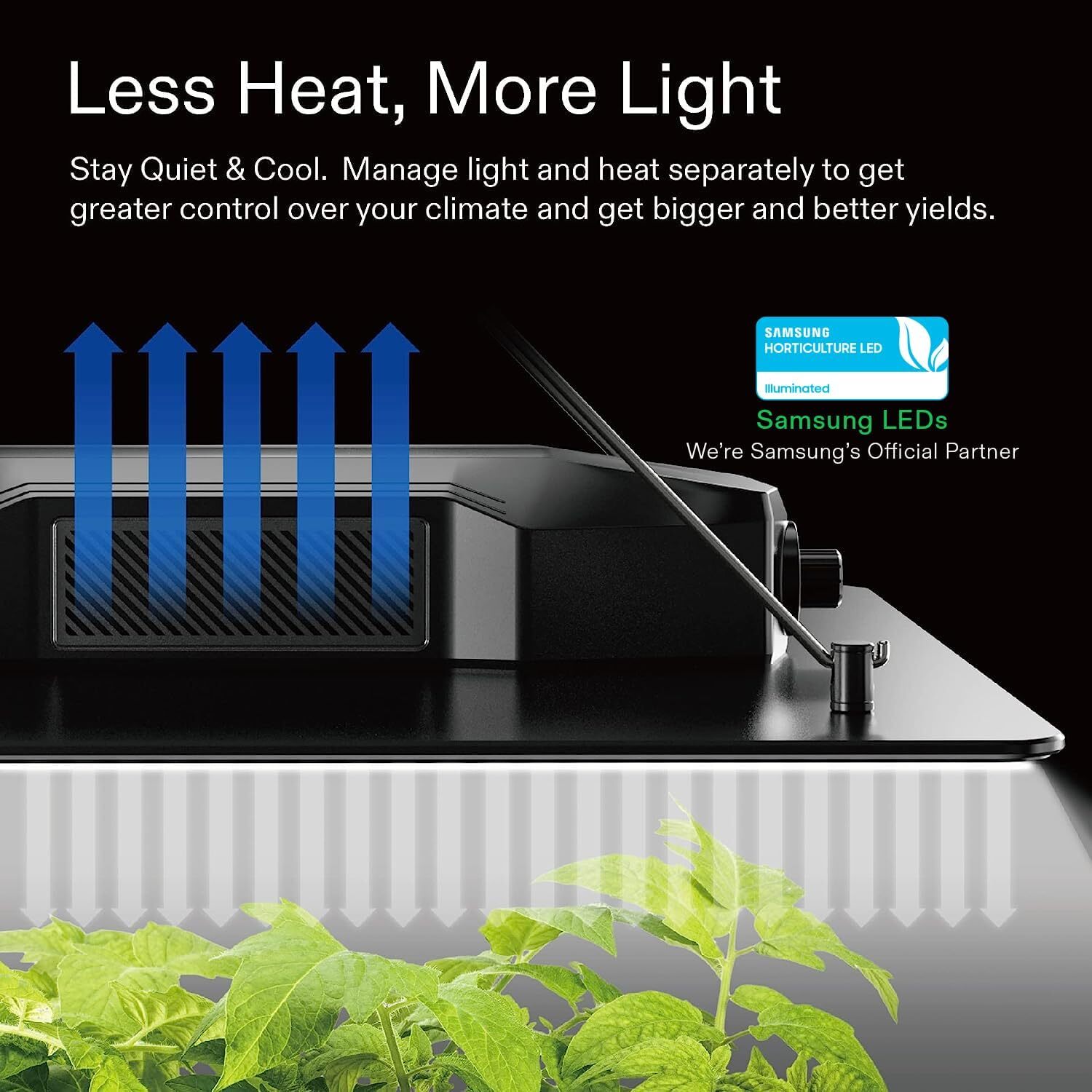 10x10 Indoor Grow Tent VS4000 LED Grow Light & 8" Inline Duct Fan 120"x120"x80"