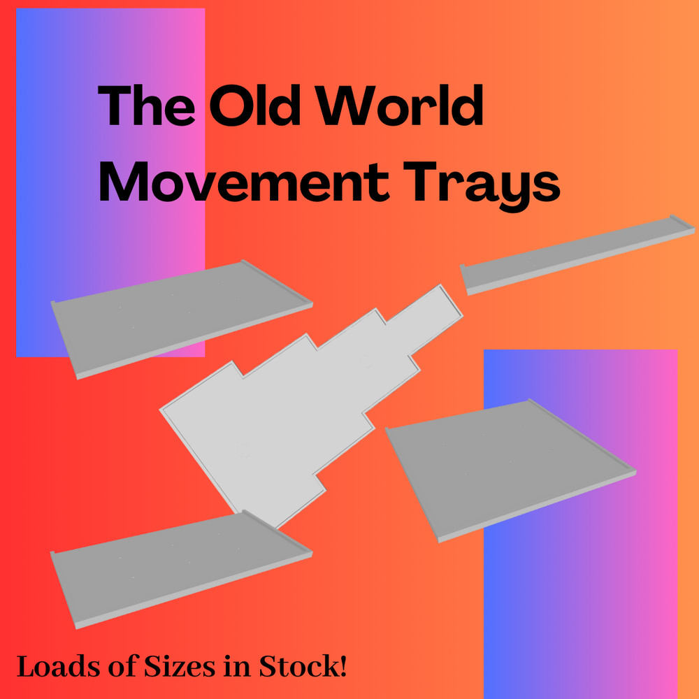 The Classic Regiment Movement Trays  - Multiple Options