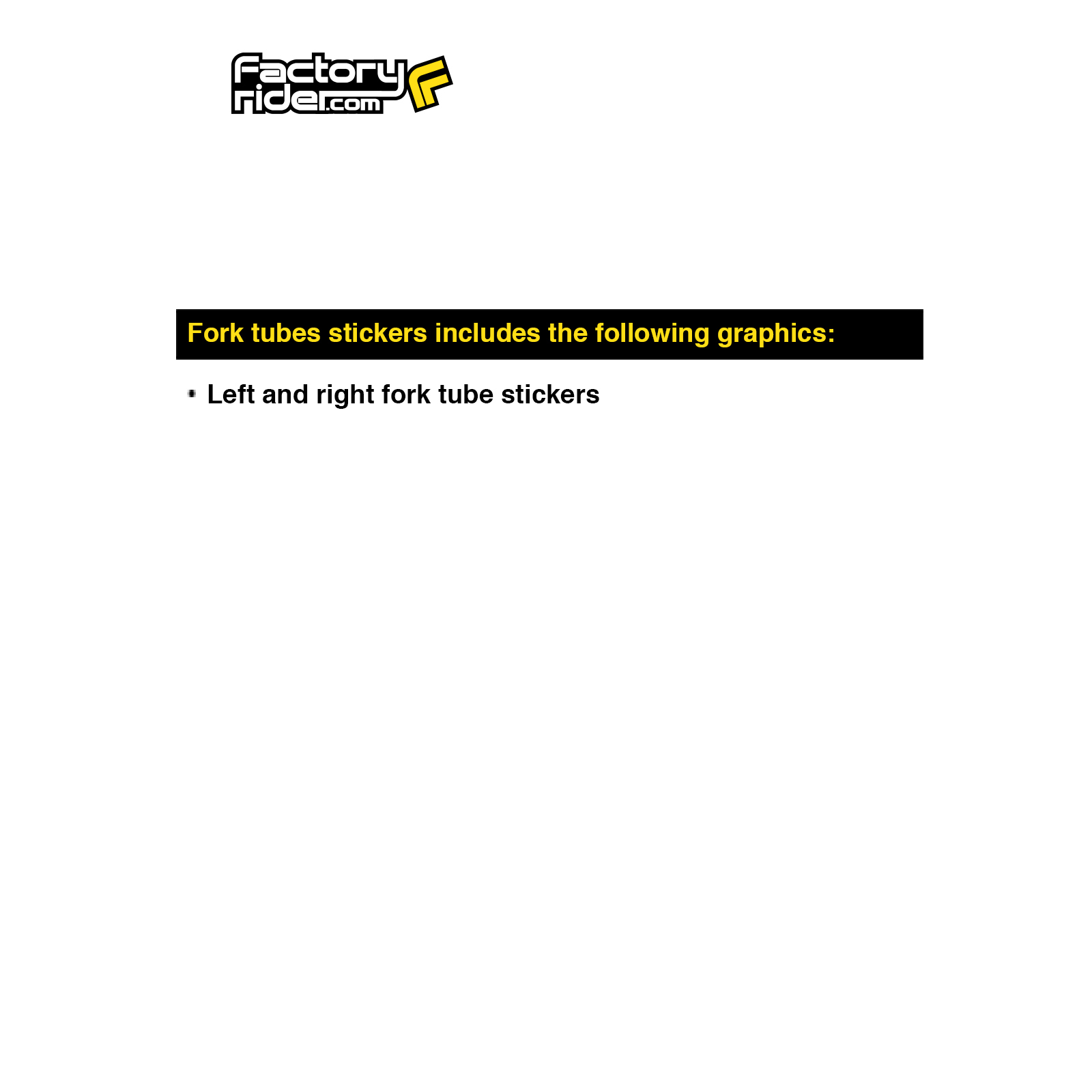 PRO Circuit KYB Fork STICKERS Mx Dirt Bike GRAPHICS fit all Motocross Bikes!