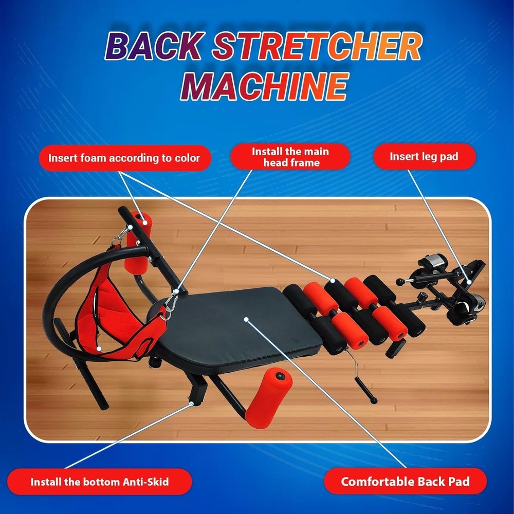 Lumbar Decompression Table with Cervical Traction by Lumbar Bench Pro|Realign...