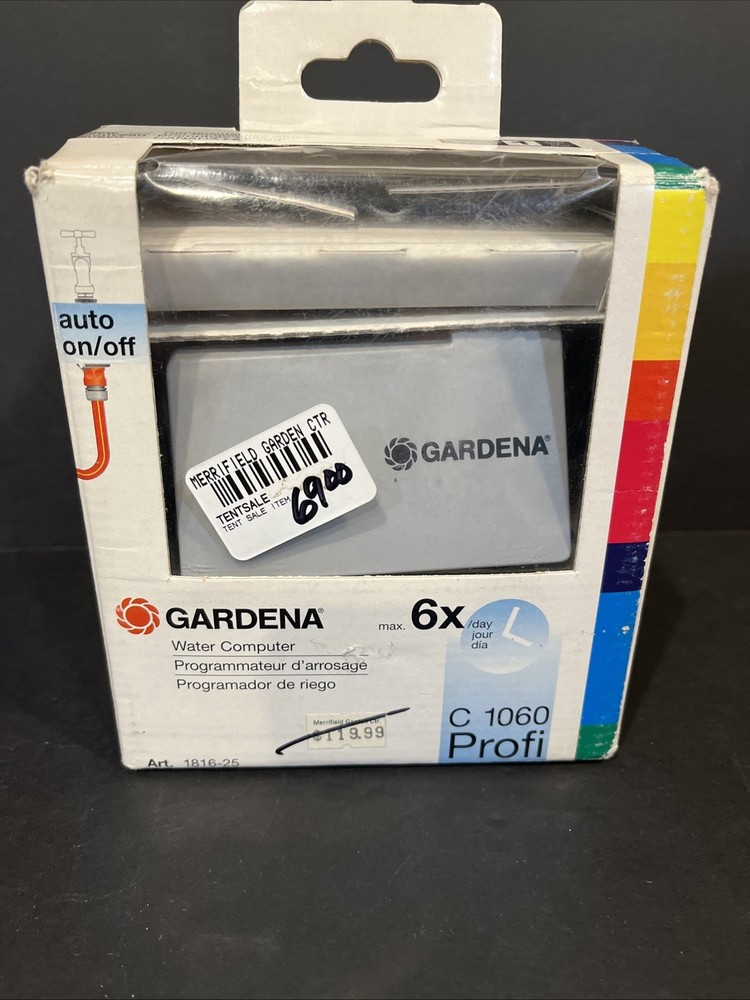 Gardena Comfort C 1060 Programmable Water Computer Sprinkler Timer Irrigation 6X