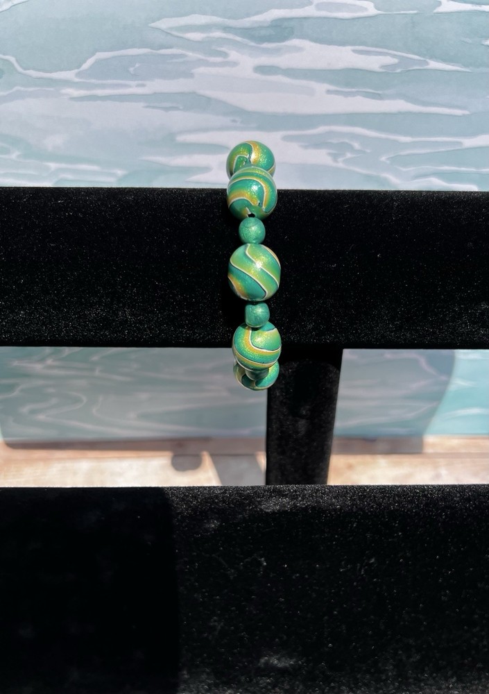 Handmade Clay Beaded Bracelet