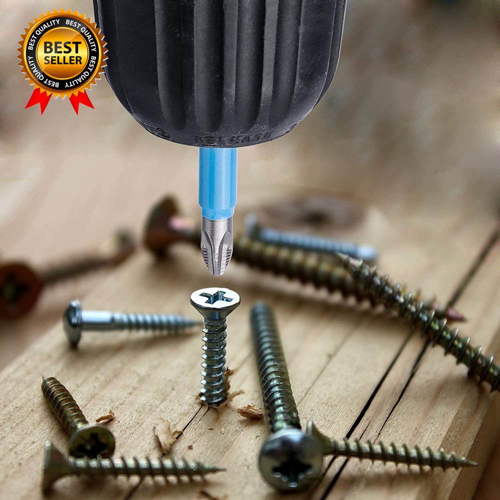 10Pcs 6-Inch Long Phillips Screwdriver Bit Set Magnetic Ph2 Impact Driver Bits