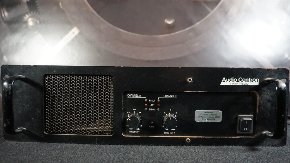 Audio Centron RMA-1600 Rackmount 1600W Power Amplifier