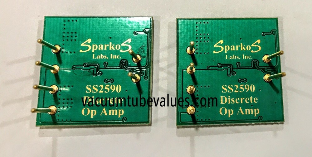 PAIR SPARKOS LABS SS2590 Discrete OPAMP API USA MADE