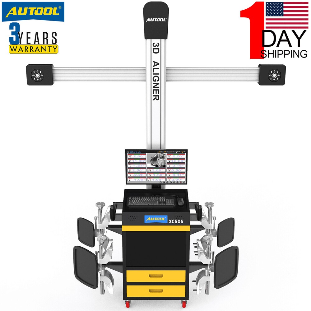 AUTOOL 3D Wheel Aligner Auto 4-Wheel Alignment Machine Alignment System Tools US
