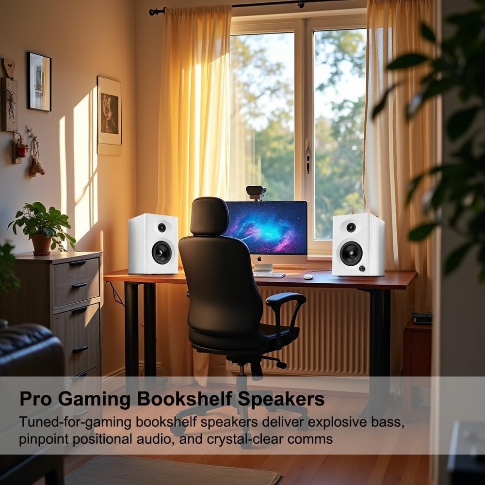 Computer Speakers for Desktop PC, 60W Bluetooth Surround Sound Speakers with ...