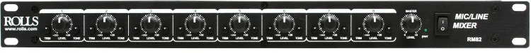 Rolls RM82 8-channel Mic/Line Mixer