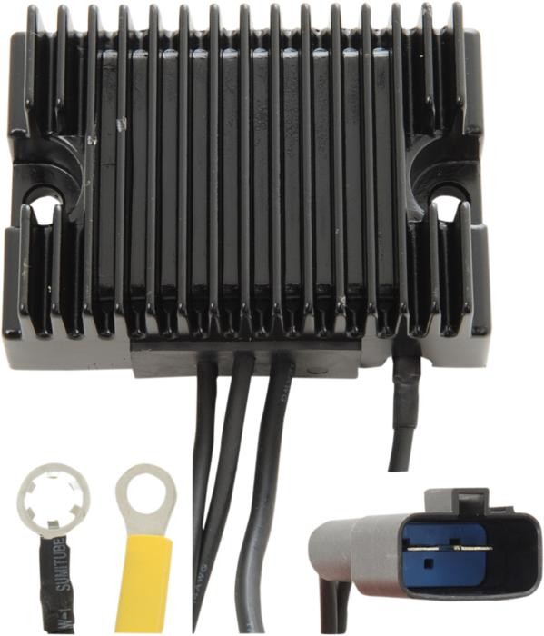 DS Solid-State Voltage Regulator Black #74512-00 Harley Davidson