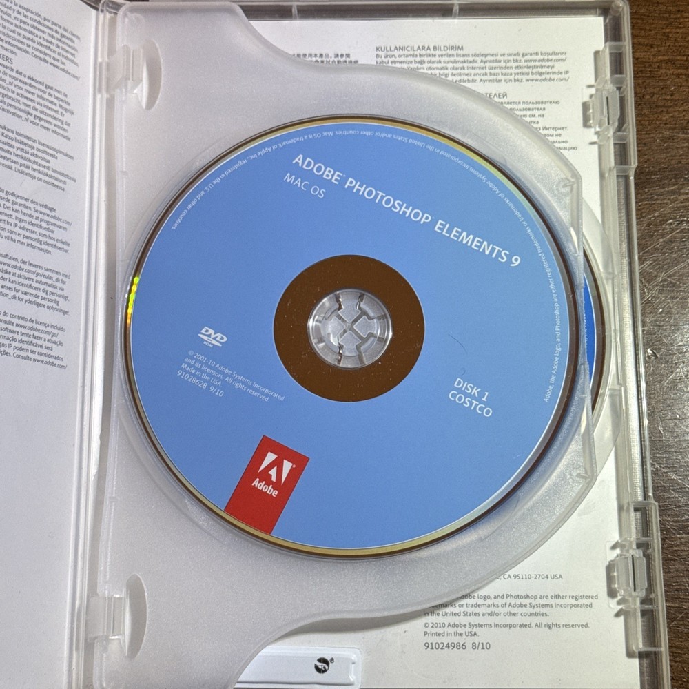 Adobe Photoshop Elements 9 (Mac & PC) Two-Disc Set