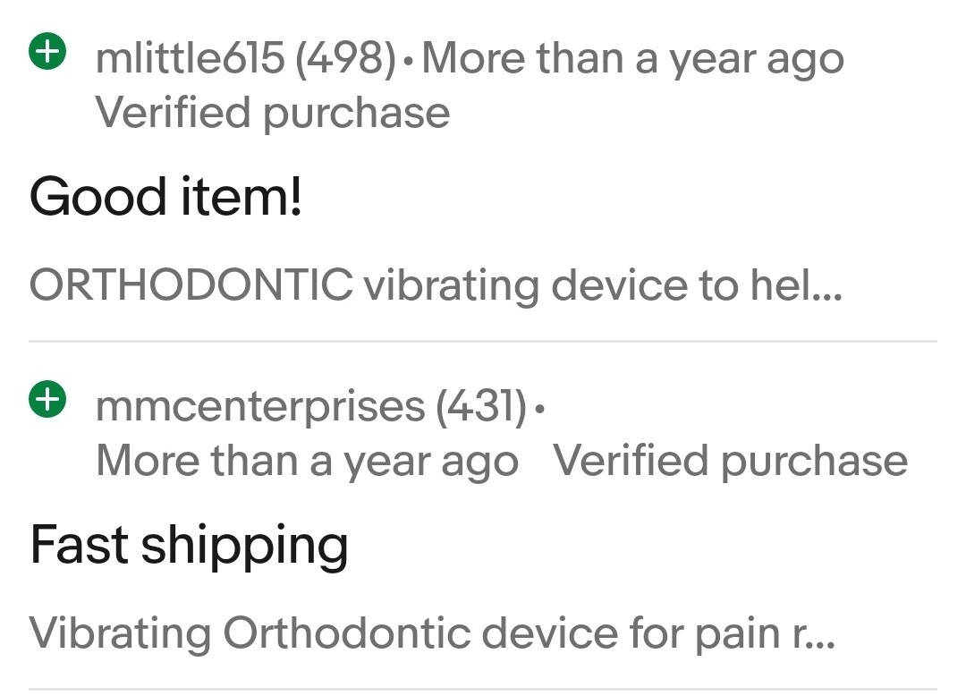Orthodontic pain device & Case for Clear aligners Better than Viber20