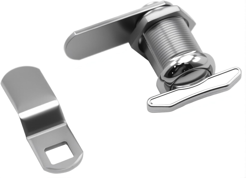 1" Thumb Operated Offset Cam Lock, RV Compartment Latch, Non-Locking Thumb Turn,