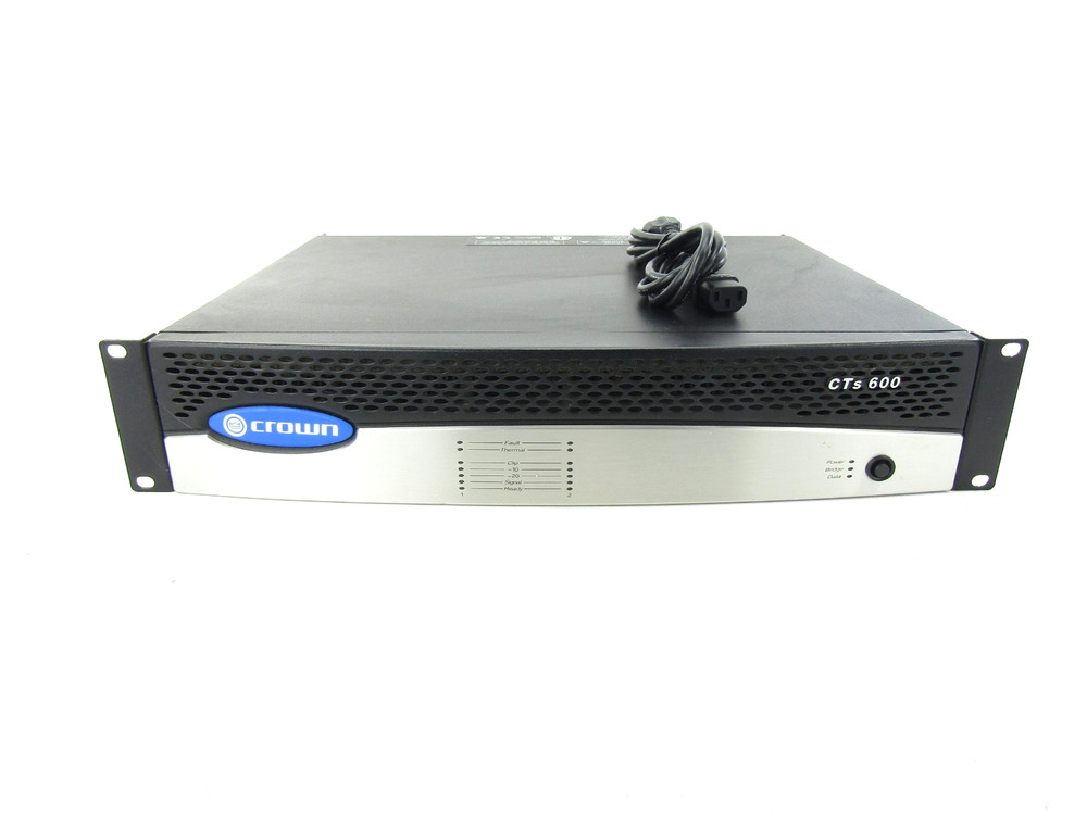 Crown CTs 600 2-Channel 600 Watt Amplifier w/ PIP2 Processor