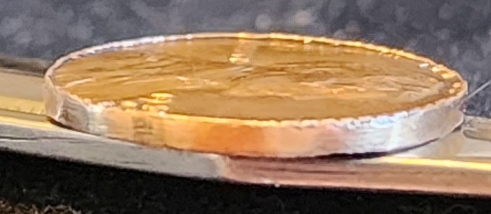 1949 D Planchet Error cent. 🧐🪙 #coin #error #cent