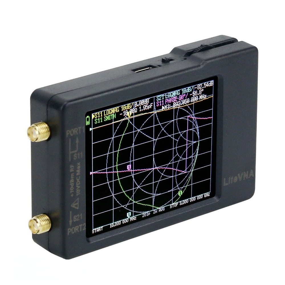 LiteVNA 50Khz-6.3Ghz Vector Network Analyzer Antenna Analyzer With 2.8" Display
