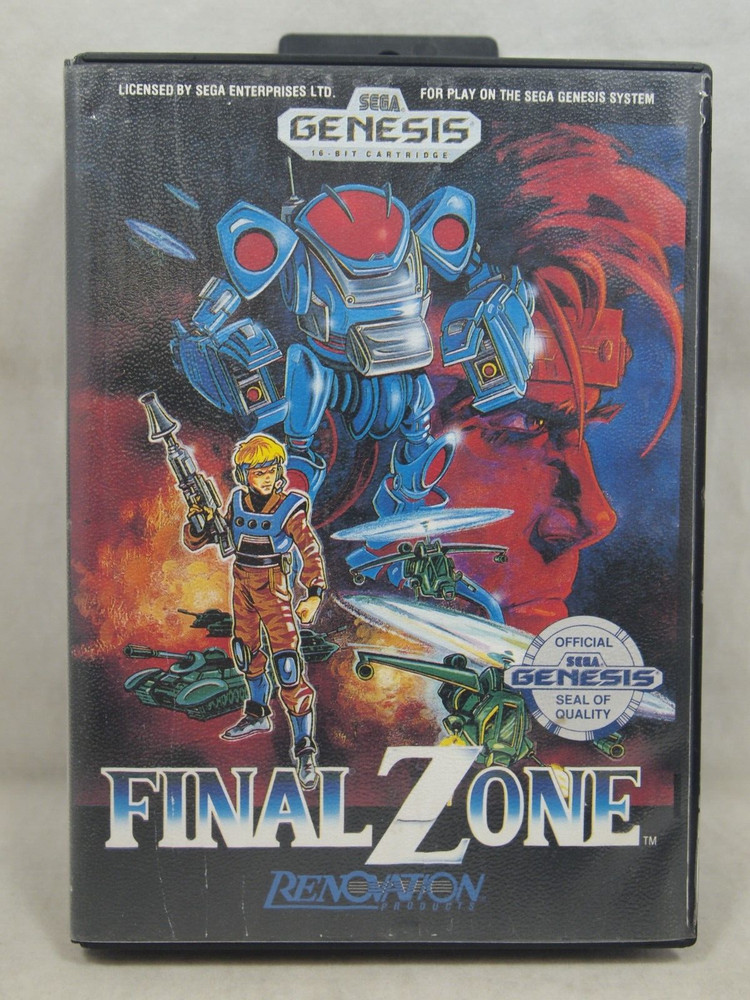 Final Zone Case (SEGA Genesis) Authentic BOX ONLY