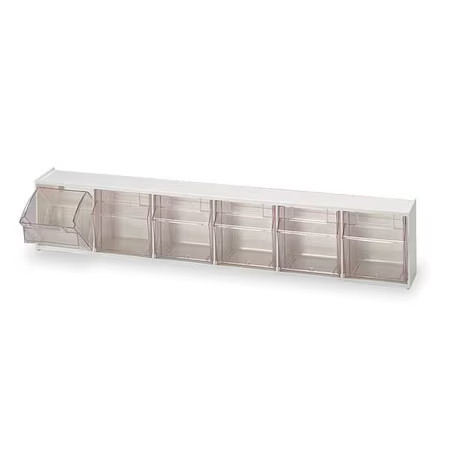 Quantum Storage Systems Qtb306iv Plastic Tip-Out Bin Ivory
