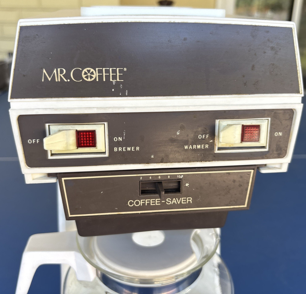 Vintage Mr Coffee 8 Cup Automatic Drip Coffee Maker