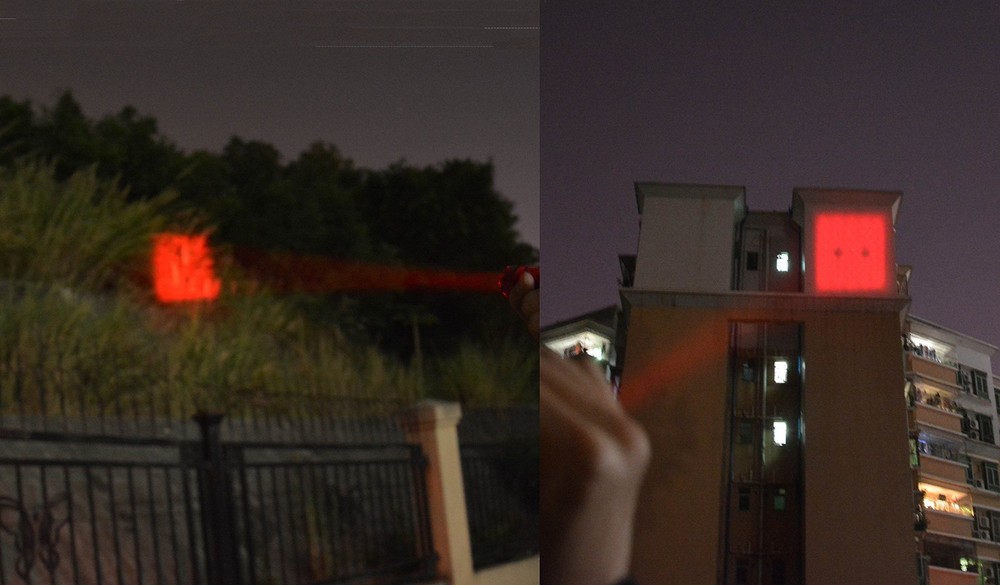 Scalable Red LED 3 Mode Long Range Red Beam Red Light Flashlight, Red Flashli...