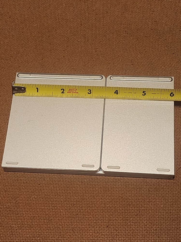 Universal Bluetooth Wireless Folding Keyboard w/Touchpad SILVER Mini Portable