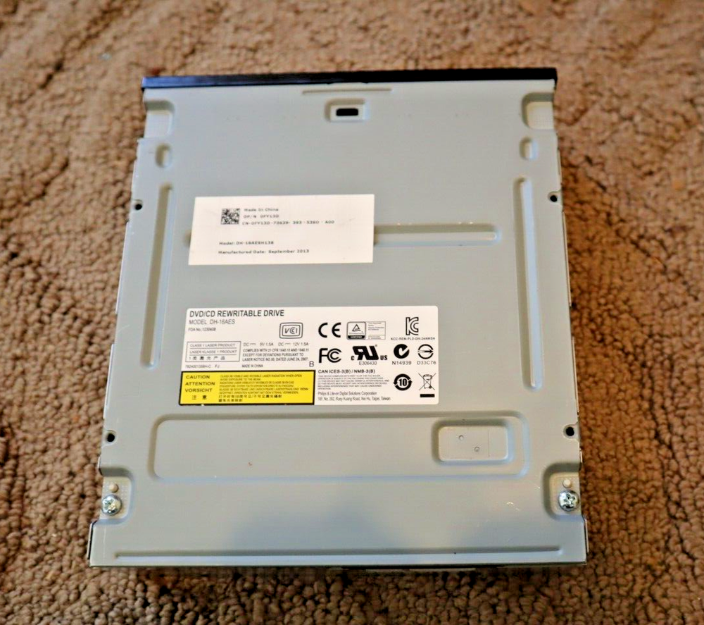 Philips & Lite-on DH-16AES DVD/CD SATA Rewritable Drive