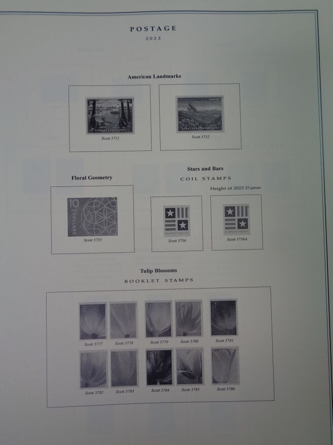 SCOTT National 2024 US Stamp album supplement # 92 NEW most recent 100S024