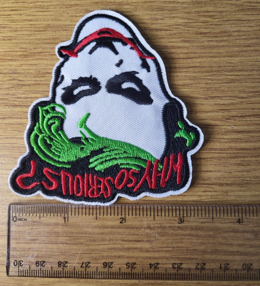 Batman Joker "Why So Serious?" Patch 3 1/2 inch