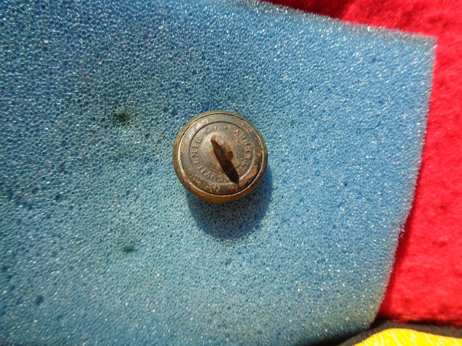 Civil War Relic Eagle General Service Coat Button Lake City/Wilburn Florida A2