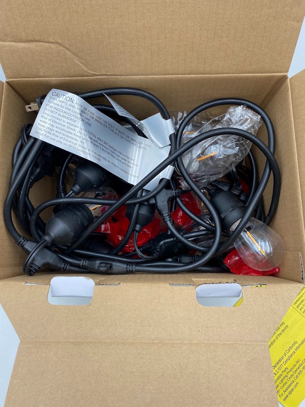 HAMPTON BAY 24 ft Commercial Grade Shatterproof Filament String Lights