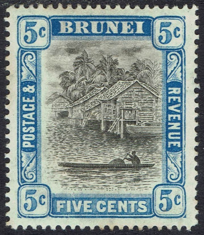 BRUNEI 1907 RIVER VIEW 5C