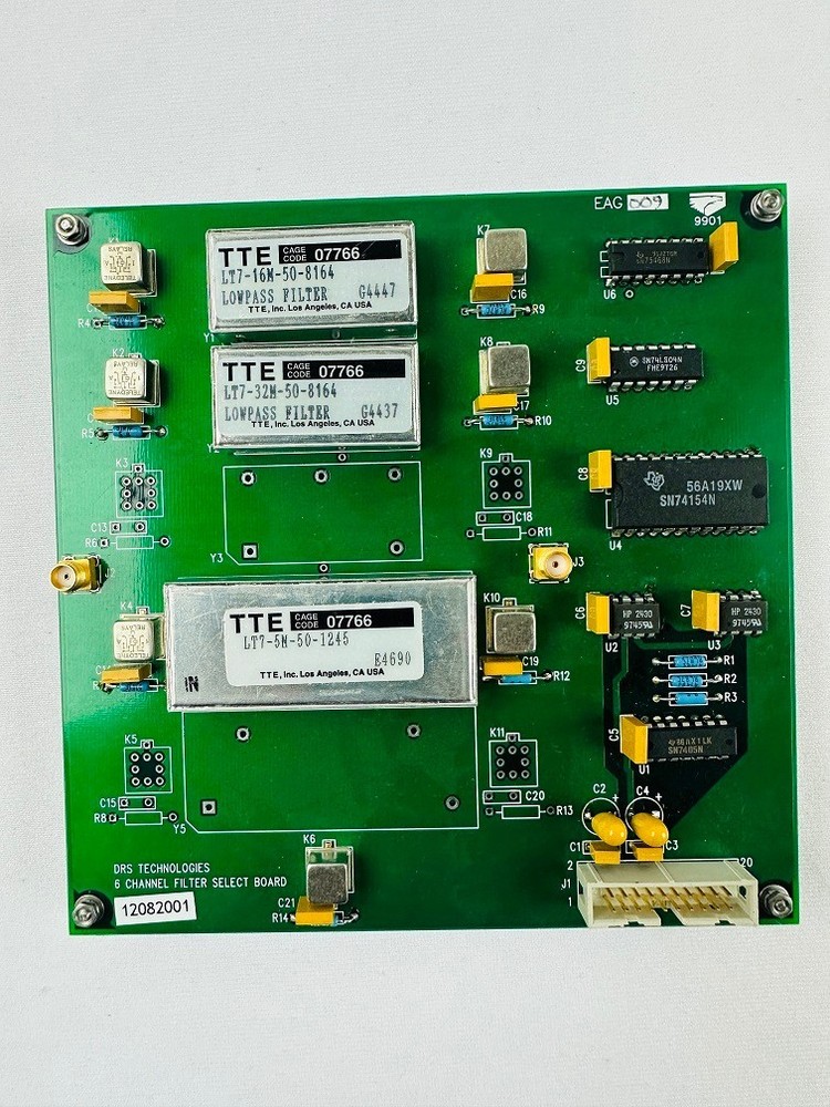 DRS Technologies LSC-3 EAG009  6-Channel Filter Select Board