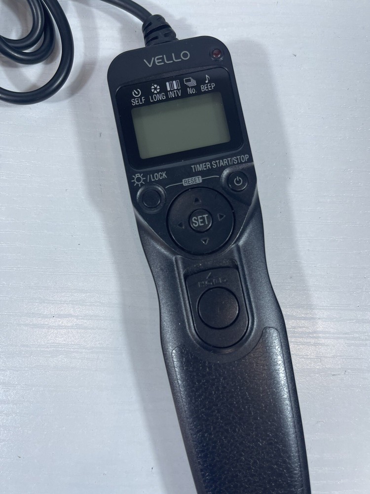 Vello ShutterBoss ll Remote Switch with Digital Timer Cannon 3 Pin