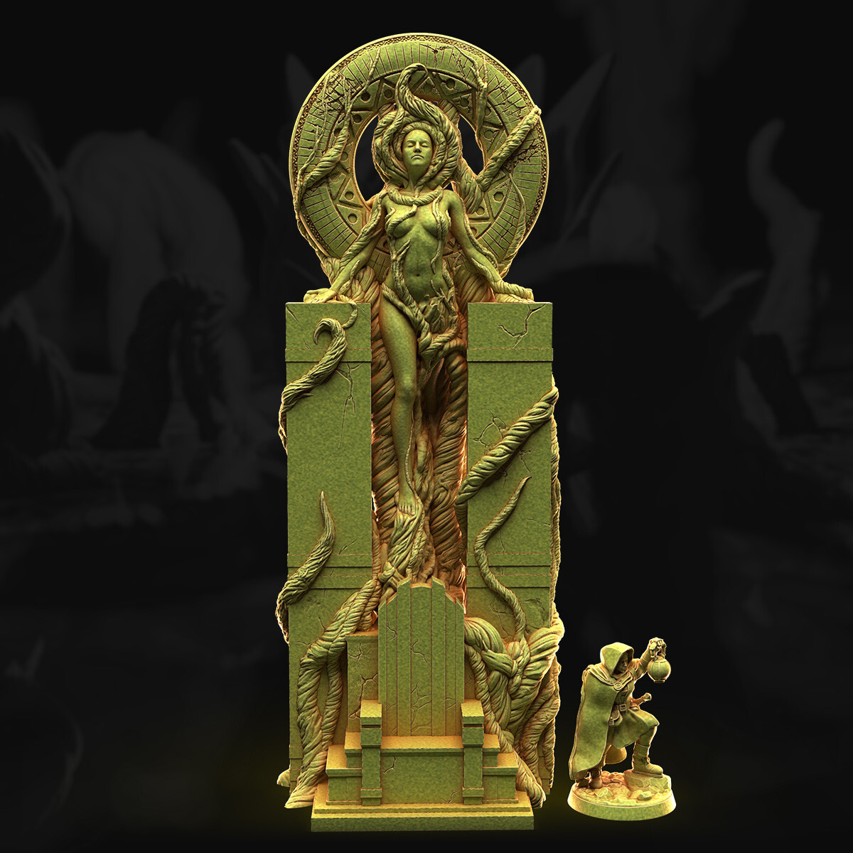 Tabletop Terrain - Wargaming Terrain - Fantasy - Throne of Vines