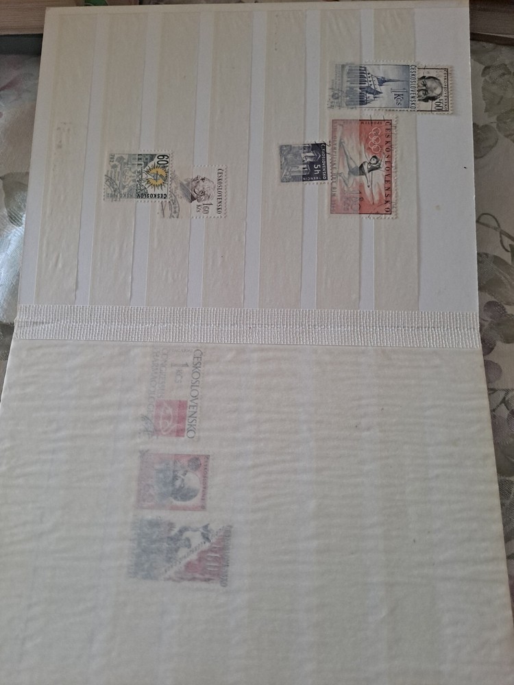 Czech 2 Stamp Collection 7x9