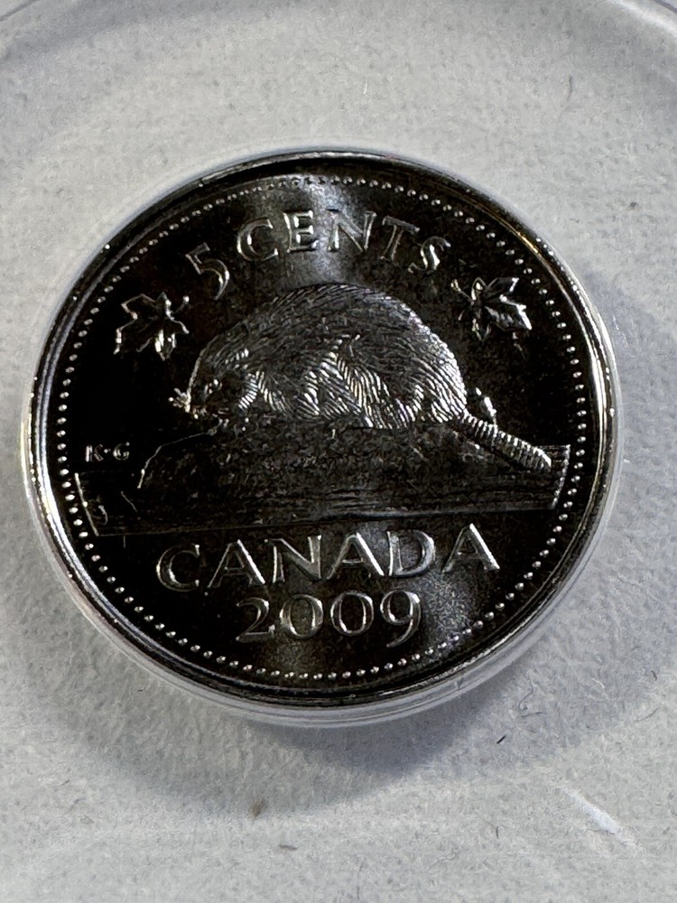 2009 Canada 5 Cents Graded MS 68 by ANACS