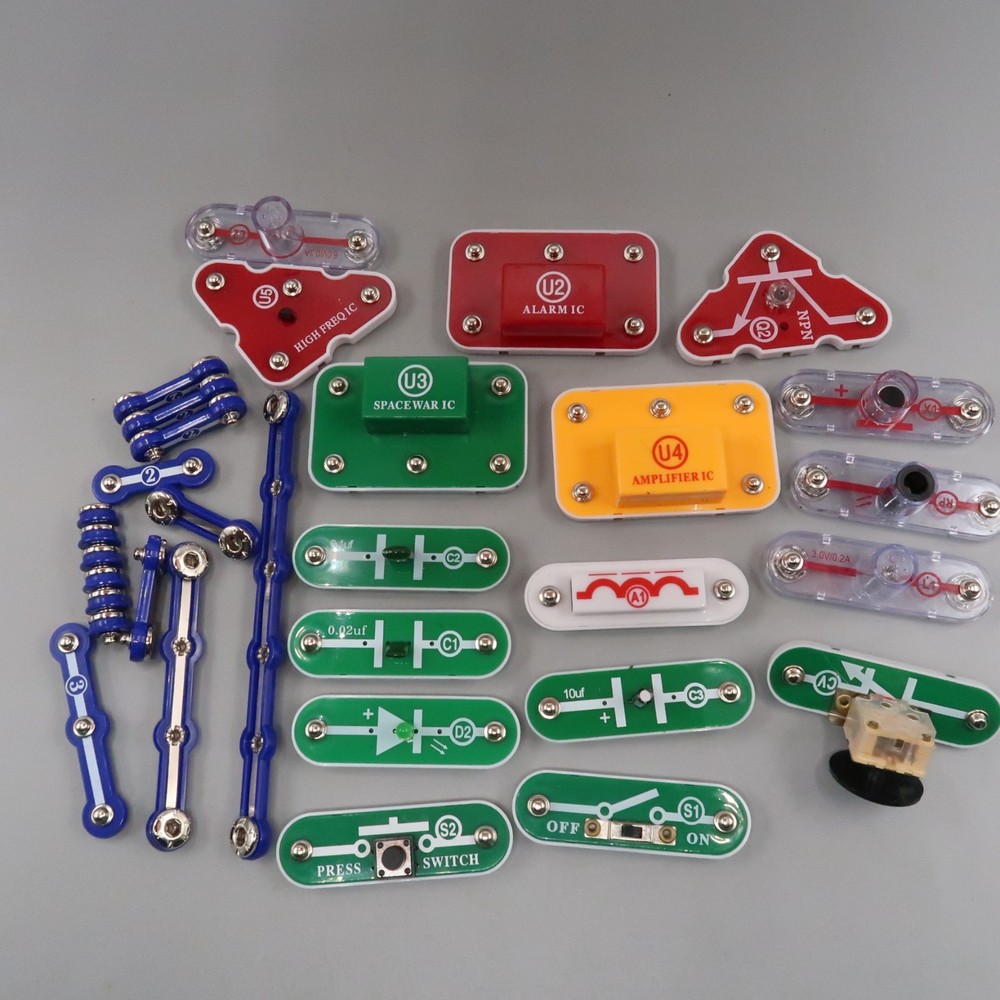 Snap Circuit Elenco Add on Lot (33) Switch Press Switch replacement Toy Set STEM