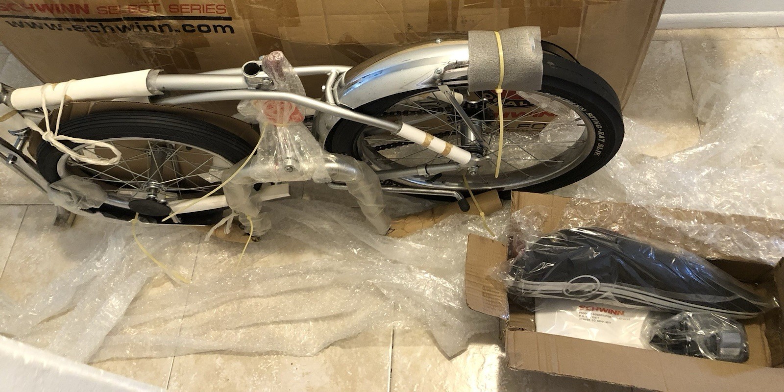 Schwinn Stingray Krate GREY GHOST Reissue NOS Muscle Bike FAST FREE SHIPPING