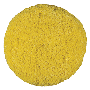 Presta 890142 Rotary Blended Wool Buffing Pad - Yellow Medium Cut