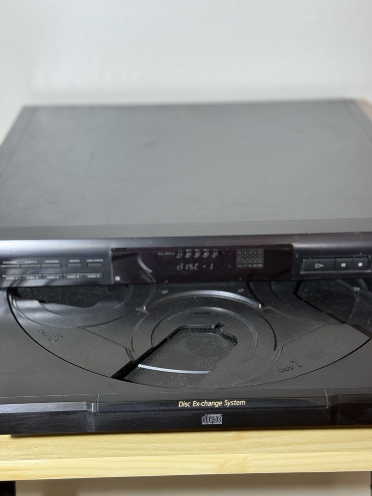Sony CDP-CE335 5-Disc CD Changer - Tested & Working - No Remote