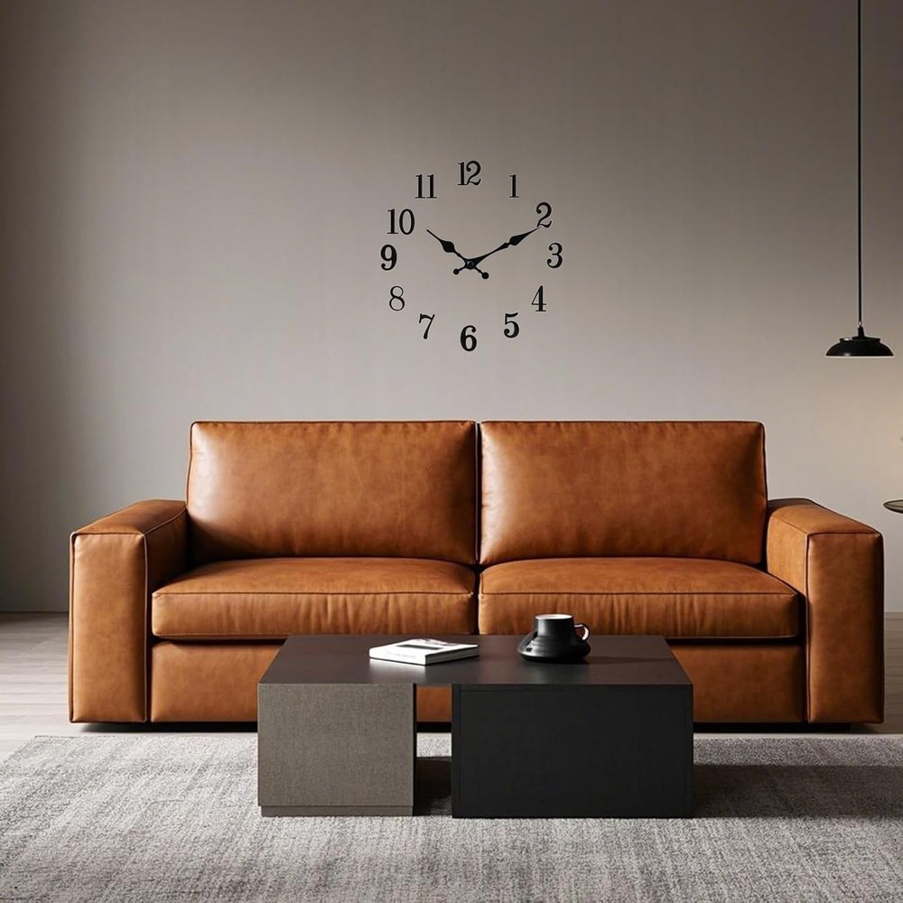 75 PCS Clock Numerals Kit 2 Inch DIY Digital Clock Numbers Arabic Clock Numbe...