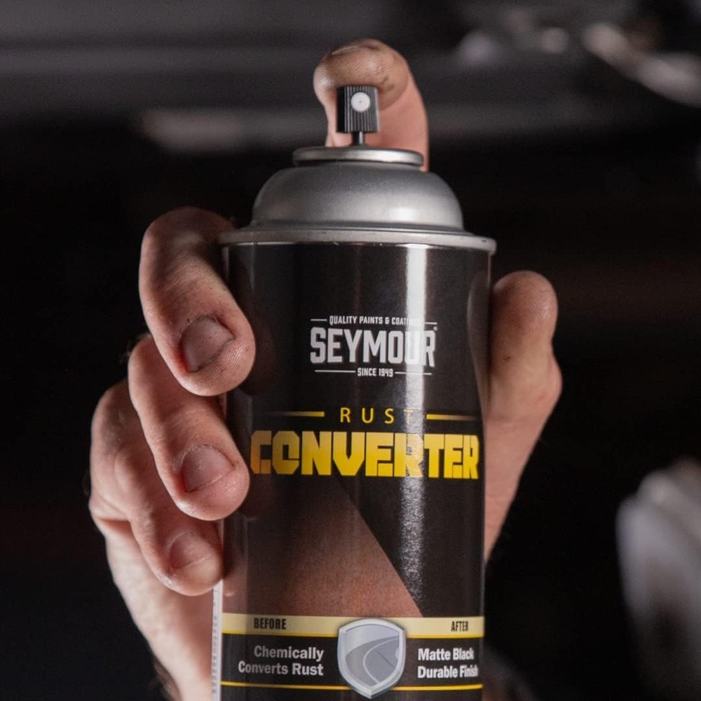 Seymour 16-45 Rust Converter, Black 16 oz,