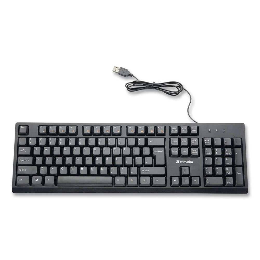Verbatim 70735 Wired Keyboard - Black New