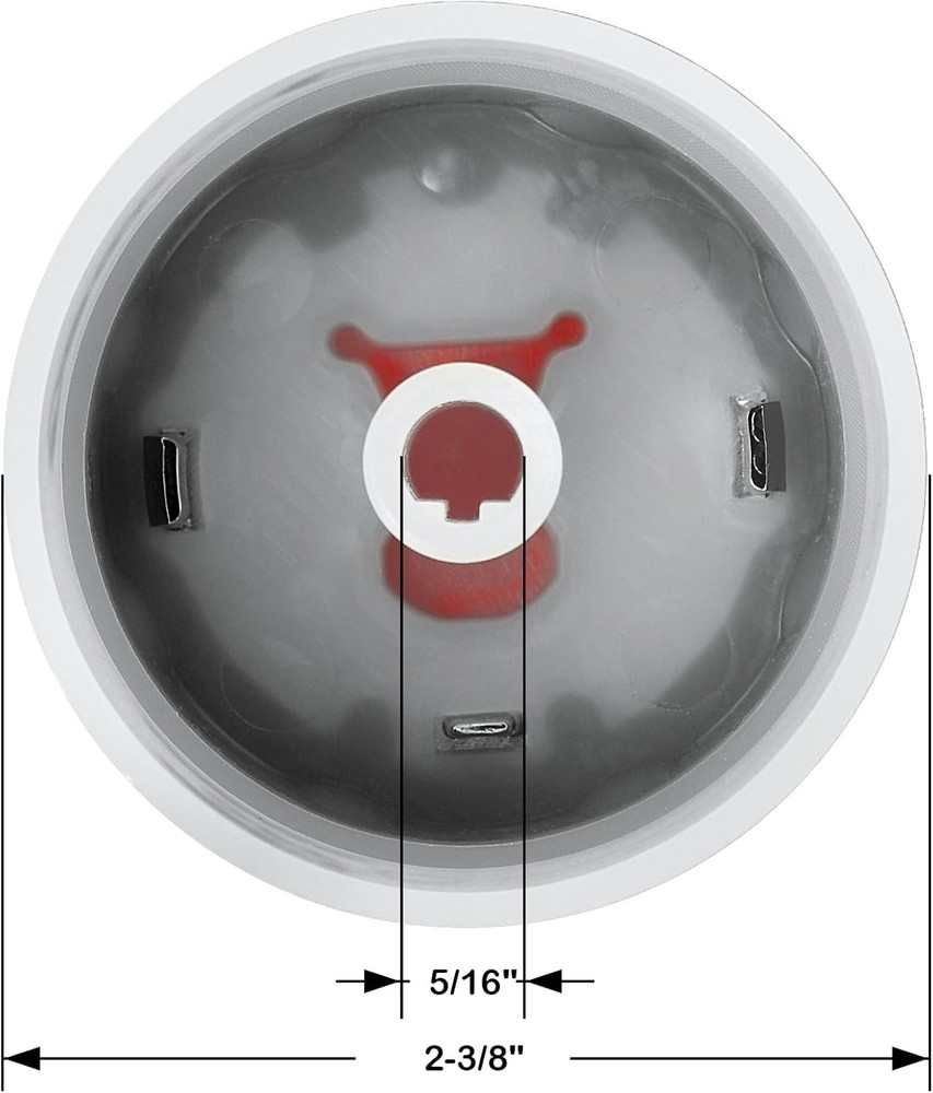 Grill Knobs for Weber Summit,2-Pack 91538 Lighted Control Grill Knobs for Web...