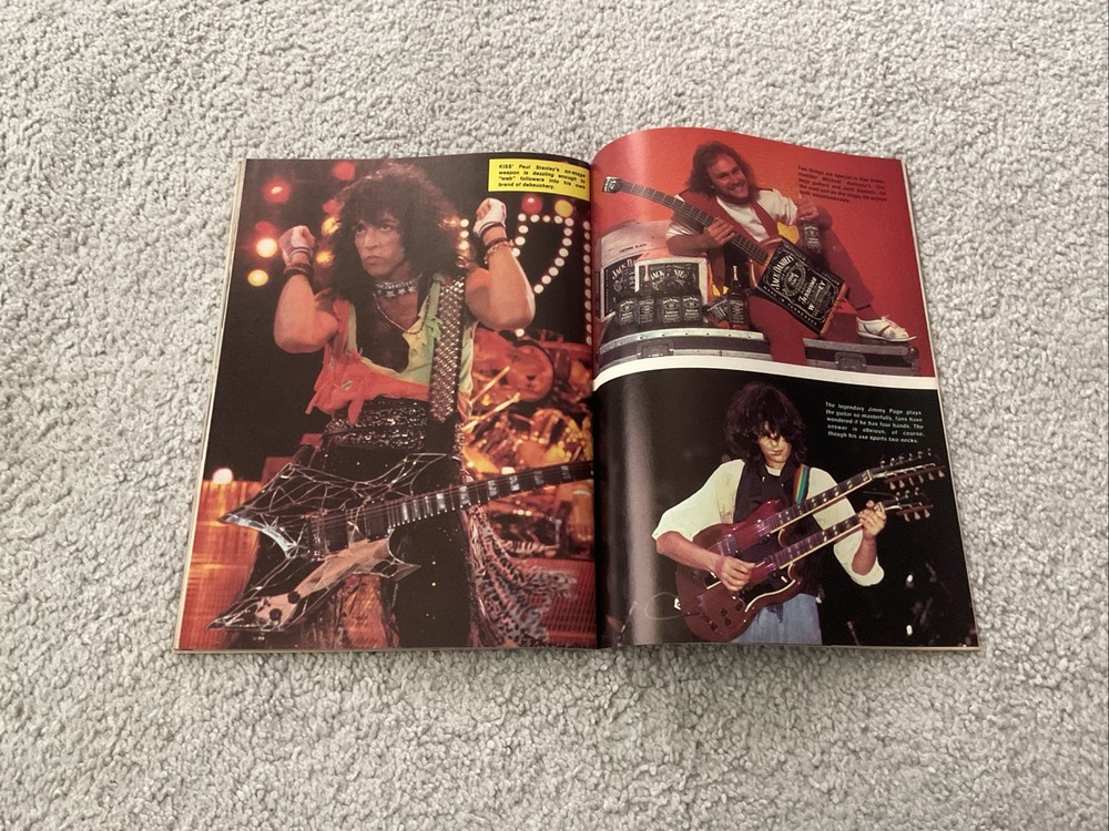 FACES METAL MUSCLE MAGAZINE FALL 1985 KISS VAN HALEN TWISTED SISTER MOTLEY CRUE