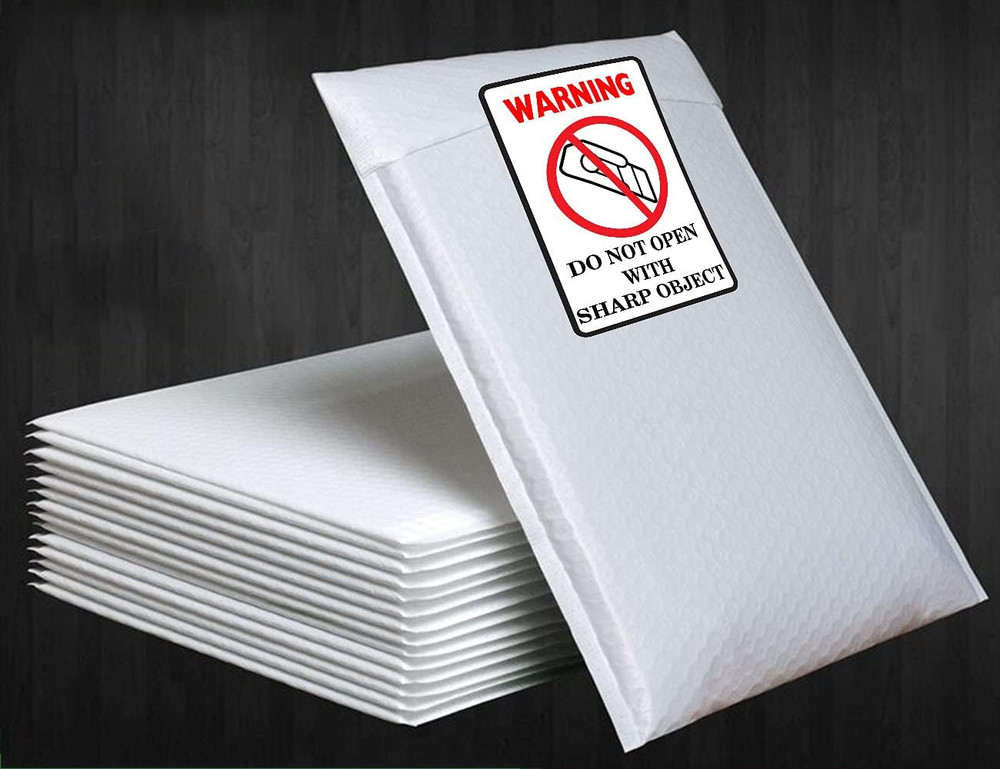 300Pcs Do Not Open with Sharp Object Industrial Warning Labels 2X3 Inch Internat
