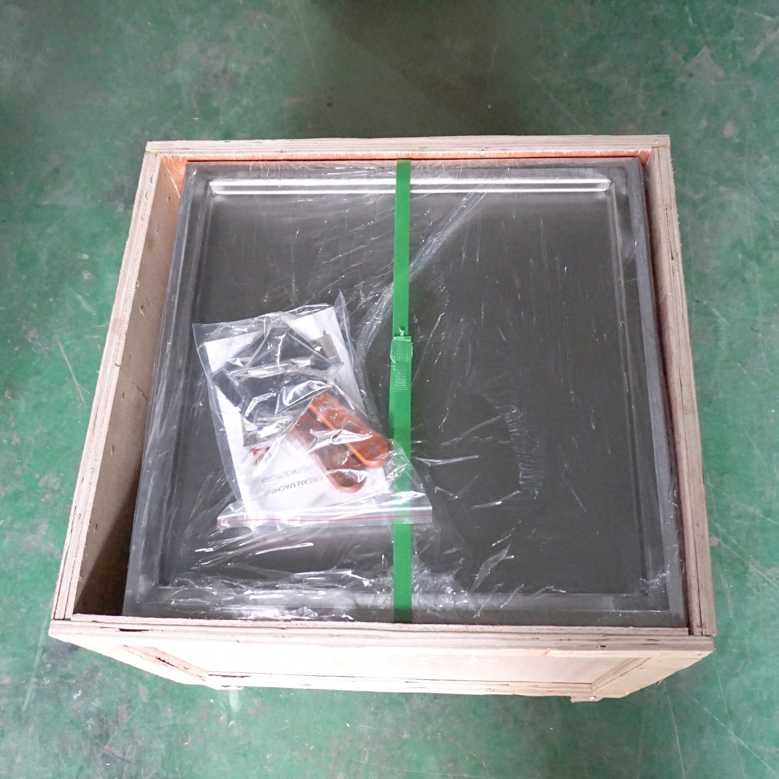 Kolice commercial countertop 18"X18" single square pan fried ice cream machine